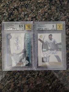 New Listing2005 UD SP Authentic /10 Mike Morse #150 Gold Auto Bgs 9 + Sig. Pro. Bgs 8.5