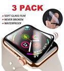 3x For Apple Watch 8 7 6 5 4 3 2 SE Full Screen Protector iWatch 38/42 40/44mm