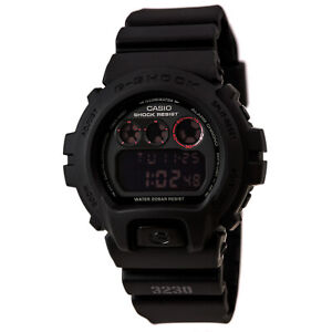 Casio Men's Watch G-Shock Alarm Black & Pink Digital Dial Resin Strap DW6900MS-1