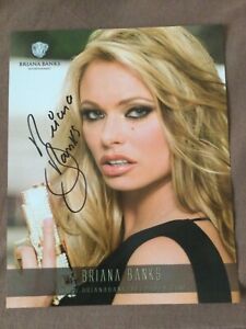 Briana Banks Autographed Signed photo Adult Film Star HOF Authentic