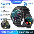 Military Smart Watch for Men(Answer /Make Call)Rugged Heart Rate Fitness Tracker