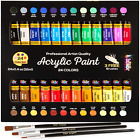 24 Colors Airbrush Paint DIY Acrylic Paint Set for Hobby Model Painting Artists