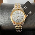 CITIZEN Eco-Drive CORSO Two-Tone Stainless Steel Women's Watch E01224-54D - $375