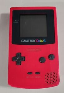 New ListingNintendo Game Boy Color (CGB-001) - Berry Red - Tested and Working MISSING COVER