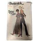 Vintage Butterick Sewing Pattern 6305 Size 14 Retro Maxi Dress Pants Tunic UC
