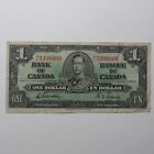 New Listing1937 Bank of Canada One Dollar Banknote