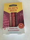Burt's Bees Lip Shimmers Gift Set Kissable Color Warm Collection