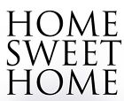 HOME SWEET HOME Simple Wall Art Decal Quote Words Lettering Decor DIY
