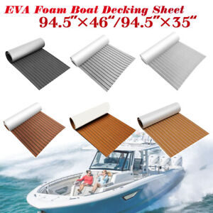 Marine Boat Flooring EVA Foam Faux Teak Decking Sheet Sea Deck Yacht Mat 95