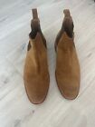 Clarks Chelsea Boots (Brown Suede) (SIZE 12 MENS)