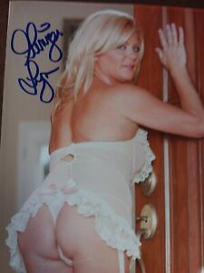 Ginger Lynn  autograph 8x10 photo Signed Adult Model COA