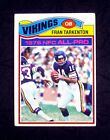 1977 TOPPS SET BREAK Fran Tarkenton #400 Minnesota Vikings VG wrinkles