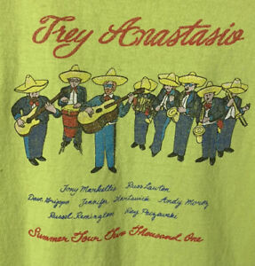 Vintage Phish T Shirt Band Tee Trey Anastasio Summer Tour 2001 Concert XL 90s