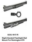 GGG-1617-R Flashlight Rail Mount For Remington 870 12ga - Right Hand - NEW