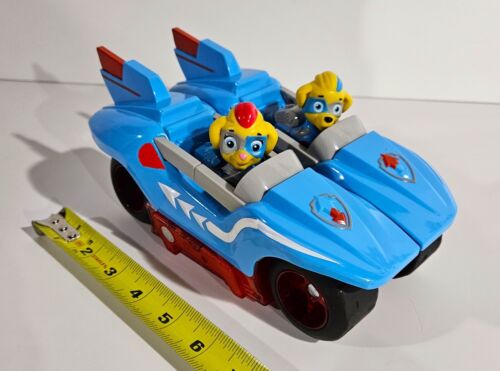 Paw Patrol Mighty Twins Power Split Vehicle Super Paws Ella & Tuck! Mighty Pups!