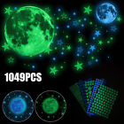 3D Glow In The Dark Wall Stickers Luminous Stars Moon Child Room Ceiling Decor