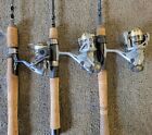 trout fishing rod and reel combo Lot Okuma Fenwick Pflueger