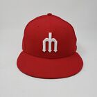New ListingSeattle Mariners MLB Red New Era Cooperstown Collection Trident Fitted Hat Sz 7