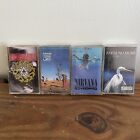 Lot of 4 Cassette Tapes Nirvana Nevermind Soundgarden 90's Alternative Grunge