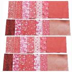 28 Piece Hearts & Glitter Fabric Sheets Faux Leather for DIY Crafts 6 x 8 inch