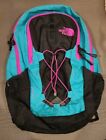 The North Face Jester Backpack Teal & Pink Travel Work Outdoor School Book Bag