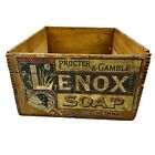 Antique Wood Soap Box Lenox Soap Proctor & Gamble Dovetail, NICE DETAIL 19x15x9