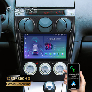 Wireless Carplay For Mazda 6 GG1 2002-2008 Android 12 Car Stereo Radio 2GB+32GB (For: 2006 Mazda 6)