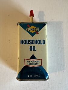 New ListingVintage SUNOCO Household Oil All Purpose Lubricant 4oz Can NOS Unopened