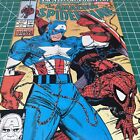 Amazing Spider-Man #323 DIRECT (1989) McFarlane KEY 1st Solo Captain America Mid