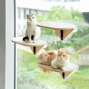 Mewoofun Cat Window Perch Air Cat Bed Climbing Frame Jumping Cat scratching post