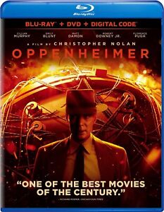 Oppenheimer Blu-ray Cillian Murphy NEW