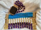 Apple Watch Band Pearls Beaded Stretch Bracelet Watch for i watch series 6 5 4 3