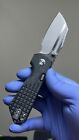 Vosteed Knives - Hedgehog. Top Liner lock. S35VN. Black Micarta Scales
