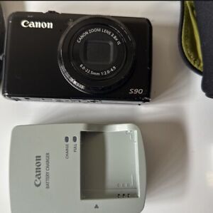 Canon PowerShot S90 10.0MP Digital Camera - Black