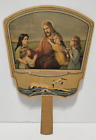 Vintage MFA Farmers Exchange MO Advertising Religious Paper Fan Made In The USA