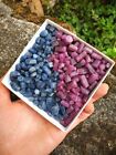 Natural Unheated CERTIFIED Ruby Raw + Sapphire Loose Gemstone Rough Mix 200 CT