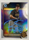 Robby Snelling 2022 Bowman Chrome Draft AUTO IP REFRACTOR SIGNED PADRES RC #82