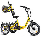 ADDMOTOR CITYTRI E-310 Plus Folding Electric Trike 750W 48V 20Ah 3 Wheel E-bikes