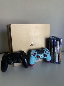 Sony 3002191 PlayStation 4 Slim Limited Edition 1TB Gaming Console - Gold