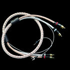 2RCA to 2RCA Grounding U Shopper Grounding Plug-in Audio Phono Tonearm Cable