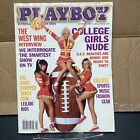 PLAYBOY Magazine OCTOBER 2001, S.E.C. COLLEGE GIRLS NUDE, WEST WING INTERVIEW!