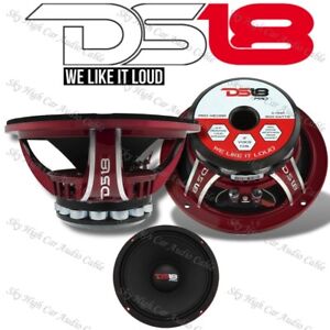 DS18 PRO NEO6R 600W Mid Bass Neodymium Midrange 4 Ohm Car Audio Speaker 6.5
