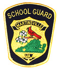 MARTINSVILLE – SCHOOL GUARD - VIRGINIA CAMPUS Police Patch RED BIRD CARDINAL