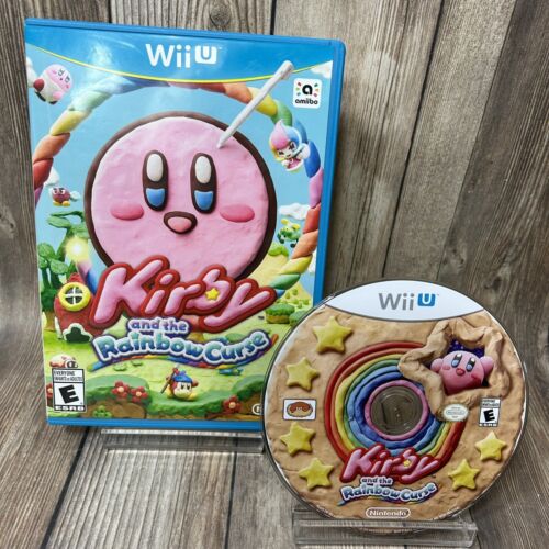New ListingKirby and the Rainbow Curse Nintendo Wii U Case & Game