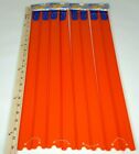 Hot Wheels Track Builder 24” Pieces Orange Track 16' Feet Connection - LOT OF 8