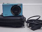 Samsung SL202 10.2MP Digital Camera Blue Works W/ Proof Charger SD Card & Case