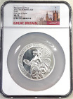 2022 St. Helena UK 5PND 5 Oz Silver QUEEN'S VIRTUE TRUTH  NGC MS70 FDOI 🇸🇭