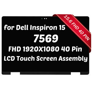 15.6 LCD Touch Screen for Dell Inspiron 15 7569 7579 6V05G 06V05G Assembly Bezel