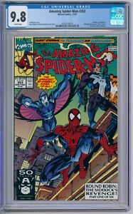 Amazing Spider-Man 353 CGC Graded 9.8 NM/MT Punisher White Marvel Comics 1991