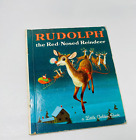 1958 Rudolph the Red-Nosed Reindeer vintage Little Golden Book FIRST PRINTING Ba